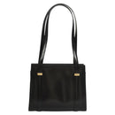 GUCCI Shoulder Bag Leather Black Gold 007 2046 0268 Auth BA1194-2