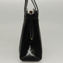 GUCCI Shoulder Bag Leather Black Gold 007 2046 0268 Auth BA1194-3