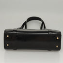 GUCCI Shoulder Bag Leather Black Gold 007 2046 0268 Auth BA1194-5