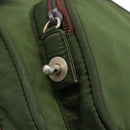 PRADA Shoulder Bag Nylon Green Silver Auth BA11940-10