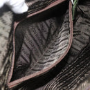 PRADA Shoulder Bag Nylon Green Silver Auth BA11940-23