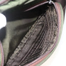 PRADA Shoulder Bag Nylon Green Silver Auth BA11940-24