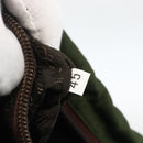 PRADA Shoulder Bag Nylon Green Silver Auth BA11940-12