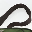 PRADA Shoulder Bag Nylon Green Silver Auth BA11940-8