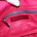 VALENTINO Rock Studs Hand Bag Leather 2way Multicolor Gold Auth BA11942A-19