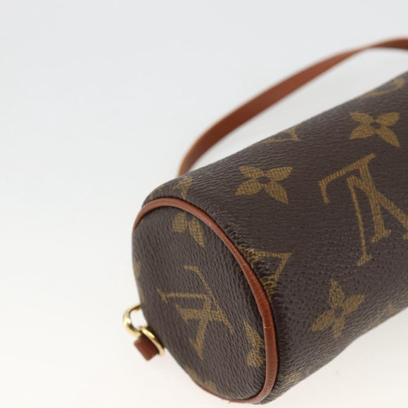 LOUIS VUITTON Monogram Papillon Pouch LV Auth BA11945