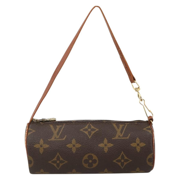 LOUIS VUITTON Monogram Papillon Pouch LV Auth BA11945