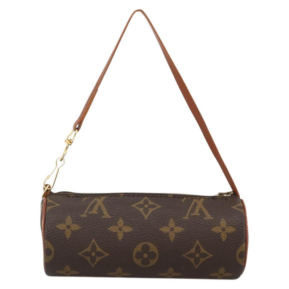 LOUIS VUITTON Monogram Papillon Pouch LV Auth BA11945