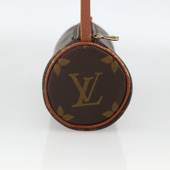 LOUIS VUITTON Monogram Papillon Pouch LV Auth BA11945