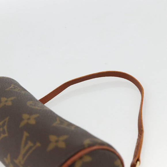 LOUIS VUITTON Monogram Papillon Pouch LV Auth BA11945