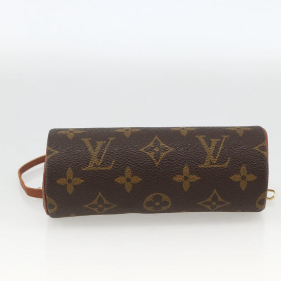 LOUIS VUITTON Monogram Papillon Pouch LV Auth BA11945