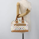 LOUIS VUITTON Monogram Multicolor Alma Hand Bag White M92647 LV Auth BA11955V-21