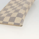 LOUIS VUITTON Damier Azur Etui A Lunettes MM Glasses Case N60025 LV Auth BA11958-15
