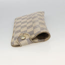 LOUIS VUITTON Damier Azur Etui A Lunettes MM Glasses Case N60025 LV Auth BA11958-5