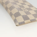 LOUIS VUITTON Damier Azur Etui A Lunettes MM Glasses Case N60025 LV Auth BA11958-14
