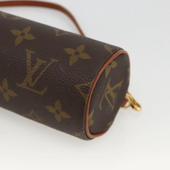 LOUIS VUITTON Monogram Papillon Pouch LV Auth BA11962