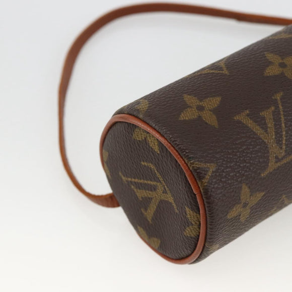 LOUIS VUITTON Monogram Papillon Pouch LV Auth BA11962