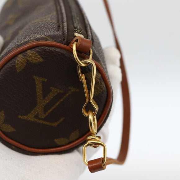 LOUIS VUITTON Monogram Papillon Pouch LV Auth BA11962