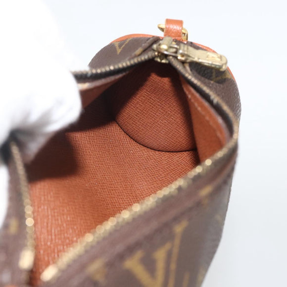 LOUIS VUITTON Monogram Papillon Pouch LV Auth BA11962