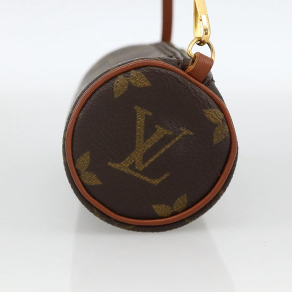 LOUIS VUITTON Monogram Papillon Pouch LV Auth BA11962