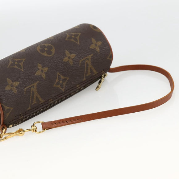 LOUIS VUITTON Monogram Papillon Pouch LV Auth BA11962