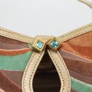 Gianni Versace Hand Bag Velor Multicolor Auth BA11964A-14