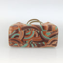 Gianni Versace Hand Bag Velor Multicolor Auth BA11964A-9
