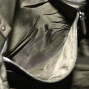VALENTINO Hand Bag Nylon 2way Khaki Silver Auth BA11966A-24