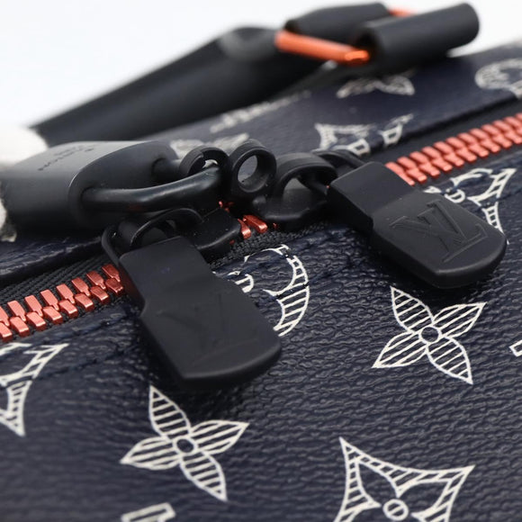 LOUIS VUITTON Ink Up Side Down Keepall Bandouliere 50 Bag M43684 Auth BA11968SAM
