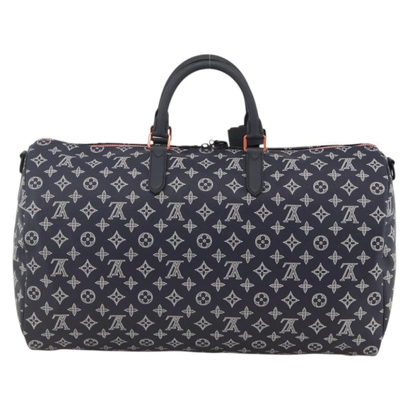 LOUIS VUITTON Ink Up Side Down Keepall Bandouliere 50 Bag M43684 Auth BA11968SAM