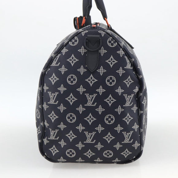 LOUIS VUITTON Ink Up Side Down Keepall Bandouliere 50 Bag M43684 Auth BA11968SAM