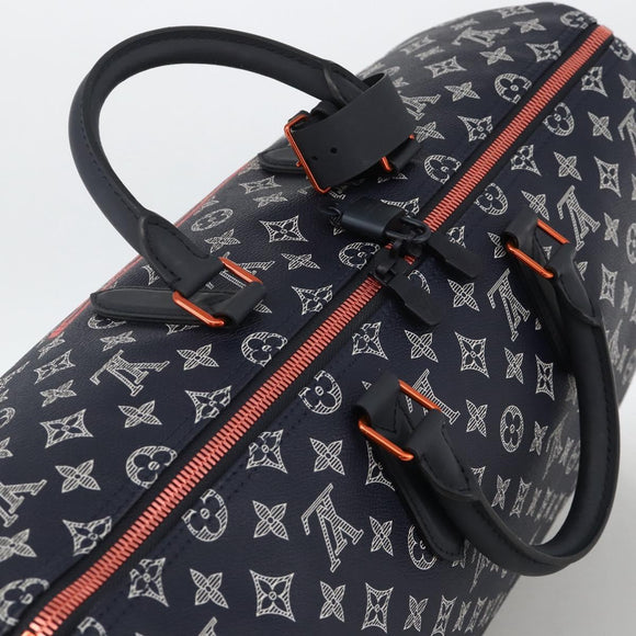 LOUIS VUITTON Ink Up Side Down Keepall Bandouliere 50 Bag M43684 Auth BA11968SAM