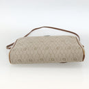 Christian Dior Honeycomb Canvas Shoulder Bag PVC Beige Gold Auth BA11969-5
