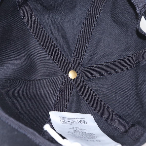 GUCCI Cap Canvas Black Auth BA11971A