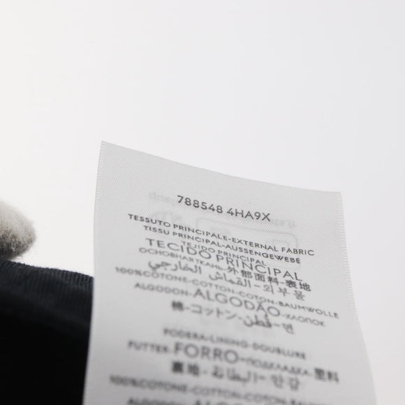 GUCCI Cap Canvas Black Auth BA11971A