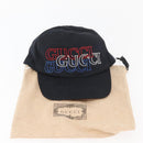 GUCCI Cap Canvas Black Auth BA11971A-17