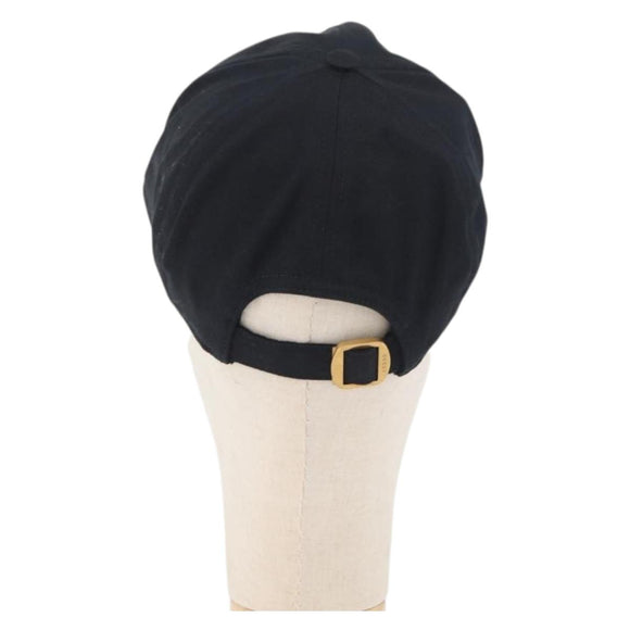 GUCCI Cap Canvas Black Auth BA11971A