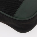 CHANEL Sports Line Shoulder Bag Canvas Green CC Auth BA11975-16