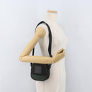 CHANEL Sports Line Shoulder Bag Canvas Green CC Auth BA11975-23