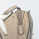 Chloe Fay Shoulder Bag Leather Suede Gray Gold Auth BA11981-20