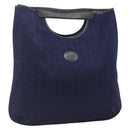CELINE C Sulky Hand Bag Canvas Navy Auth BA11982A-1