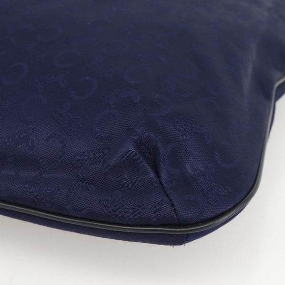 CELINE C Sulky Hand Bag Canvas Navy Auth BA11982A
