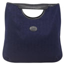 CELINE C Sulky Hand Bag Canvas Navy Auth BA11982A-13