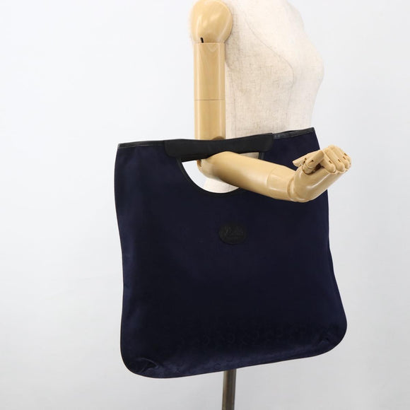 CELINE C Sulky Hand Bag Canvas Navy Auth BA11982A