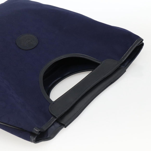 CELINE C Sulky Hand Bag Canvas Navy Auth BA11982A
