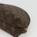LOUIS VUITTON Monogram Trousse Demi Ronde Cosmetic Pouch M47520 LV Auth BA11983-15