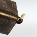 LOUIS VUITTON Monogram Trousse Demi Ronde Cosmetic Pouch M47520 LV Auth BA11983-8
