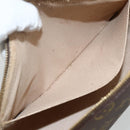 LOUIS VUITTON Monogram Trousse Demi Ronde Cosmetic Pouch M47520 LV Auth BA11983-11
