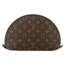 LOUIS VUITTON Monogram Trousse Demi Ronde Cosmetic Pouch M47520 LV Auth BA11983-13