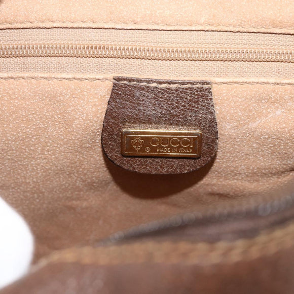 GUCCI GG Supreme Shoulder Bag PVC Beige Gold 001 56 0942 Auth BA11984